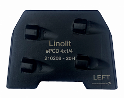 Алмазный пад "КОГОТЬ" Linolit® #PCD4*1/4 MB_LN LEFT (левый)
